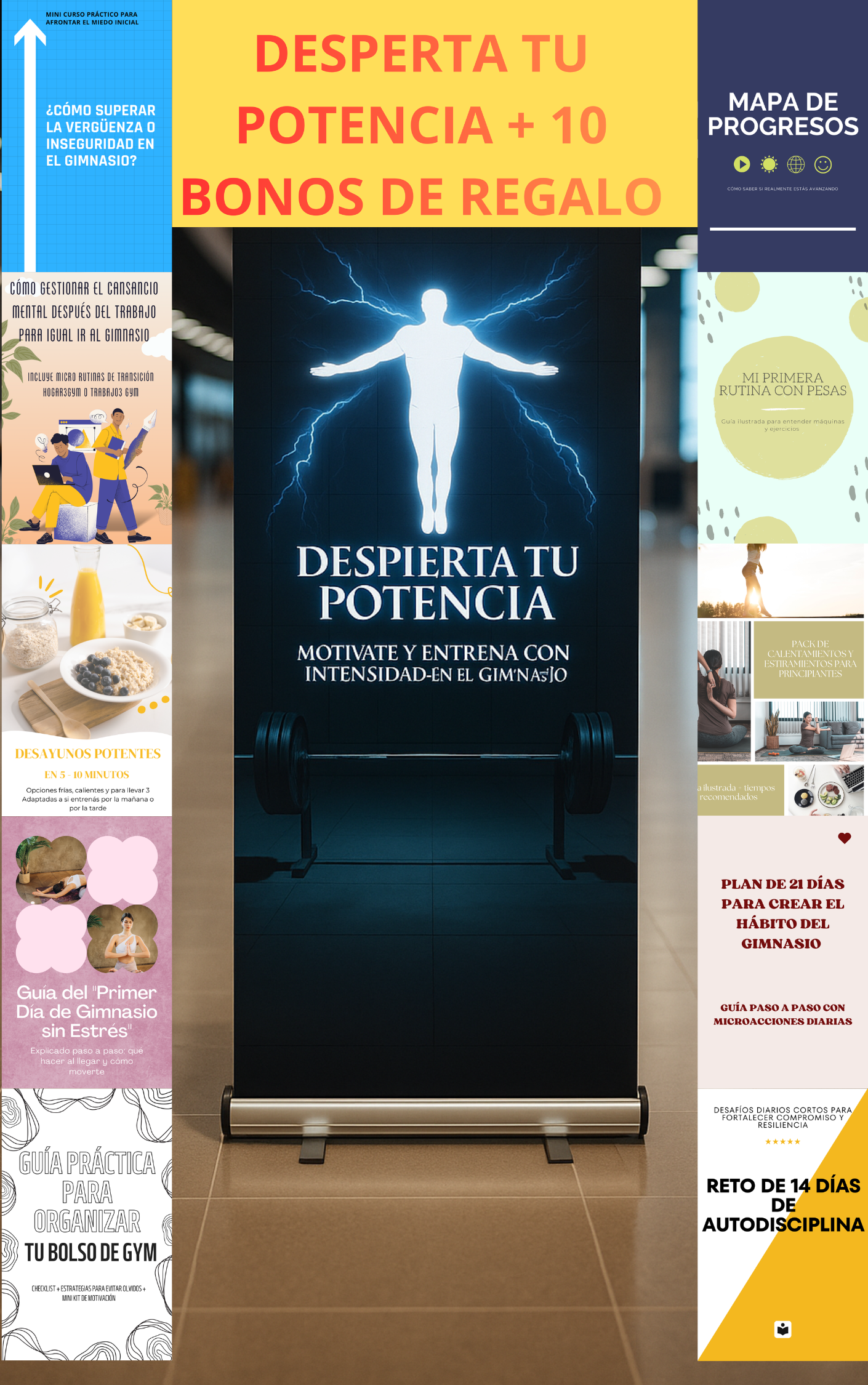 Despierta tu potencia: Enfoque, claridad y motivación para arrancar el gimnasio sin depender de la voluntad.